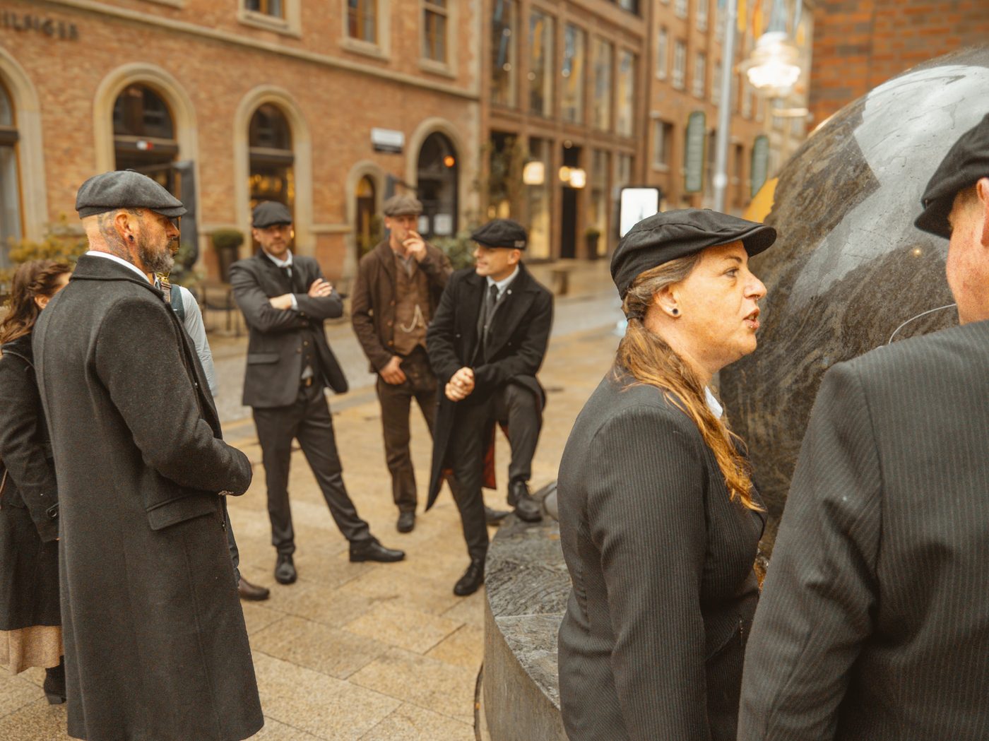 Scene in 1920s style — the atmosphere of the era in which Peaky Blinders is set